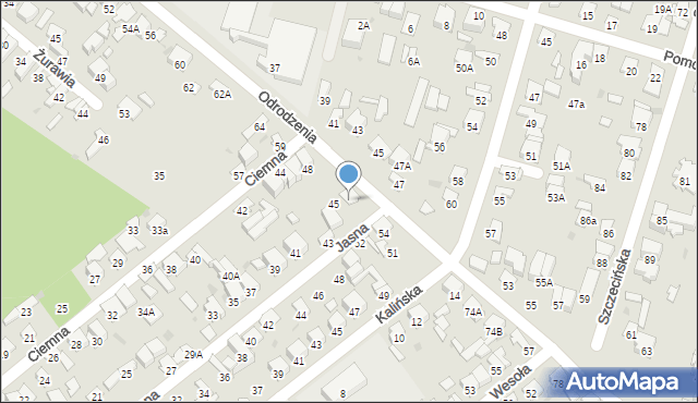 Radom, Jasna, 47, mapa Radomia