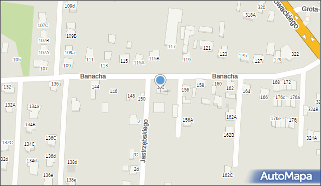Radom, Jastrzębskiego Walentego, 1, mapa Radomia