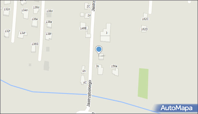 Radom, Jastrzębskiego Walentego, 3a, mapa Radomia