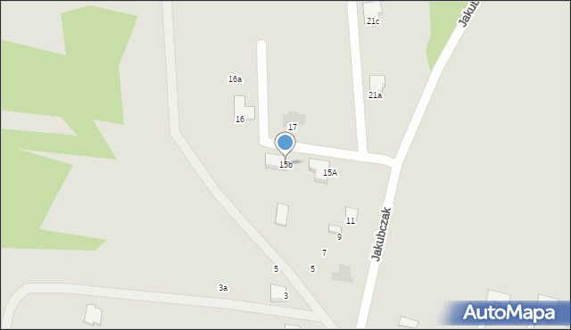 Radom, Jakubczak Florentyny, 15b, mapa Radomia
