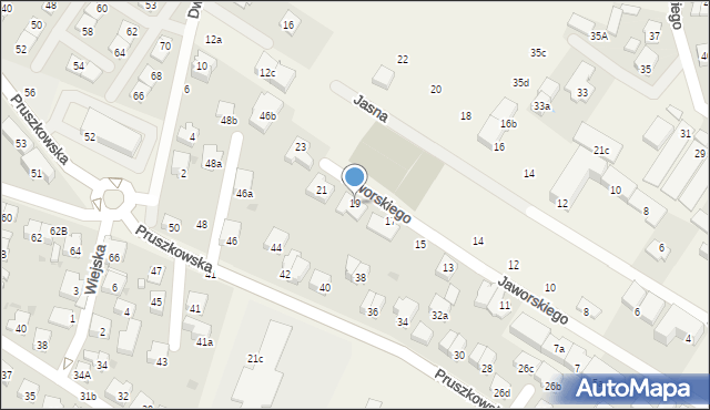 Raszyn, Jaworskiego, 19, mapa Raszyn