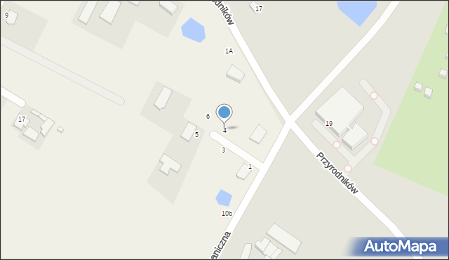 Rębiechowo, Jaworowa, 4, mapa Rębiechowo