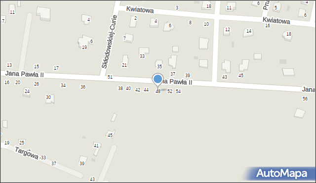 Rejowiec Fabryczny, Jana Pawła II, 48, mapa Rejowiec Fabryczny