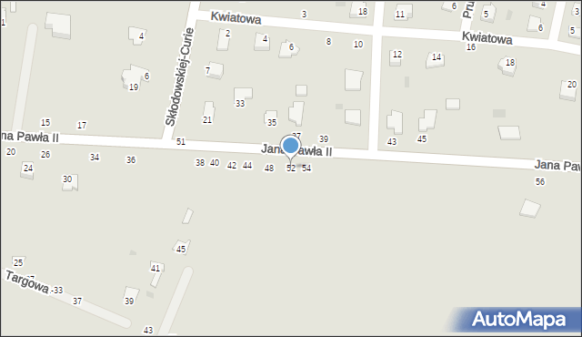 Rejowiec Fabryczny, Jana Pawła II, 52, mapa Rejowiec Fabryczny