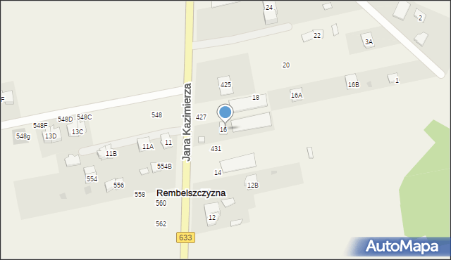 Rembelszczyzna, Jana Kazimierza, 429, mapa Rembelszczyzna