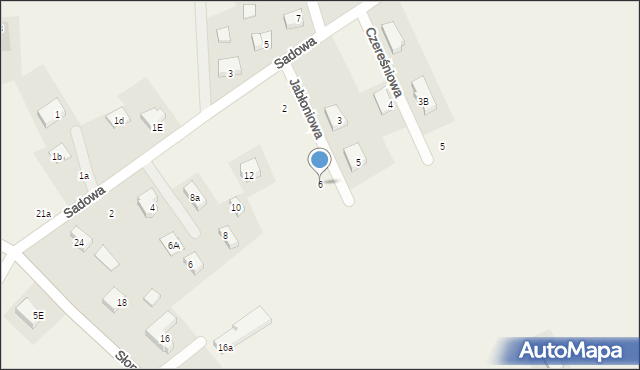 Rokitnica, Jabłoniowa, 6, mapa Rokitnica