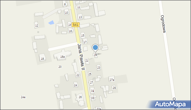 Rościszewo, Jana Pawła II, 19, mapa Rościszewo