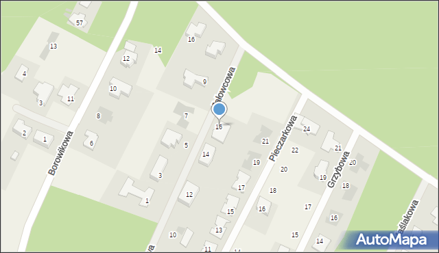 Rozgarty, Jałowcowa, 16, mapa Rozgarty