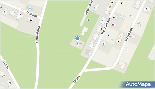 Rozgarty, Jałowcowa, 2, mapa Rozgarty