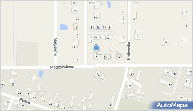 Ruda-Bugaj, Jana Kazimierza, 2, mapa Ruda-Bugaj