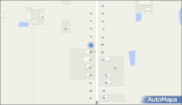 Ruda-Bugaj, Jana Kazimierza, 69, mapa Ruda-Bugaj