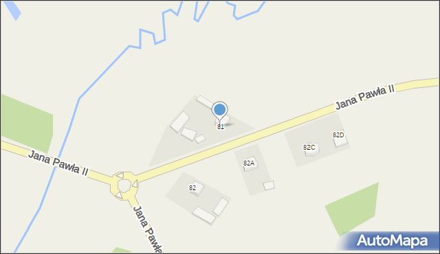Ruda Strawczyńska, Jana Pawła II, 1, mapa Ruda Strawczyńska