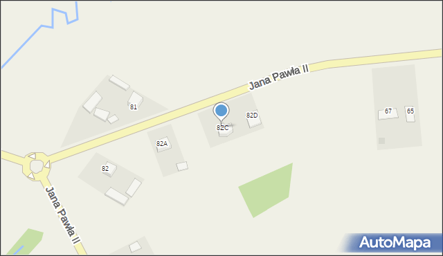 Ruda Strawczyńska, Jana Pawła II, 6f, mapa Ruda Strawczyńska