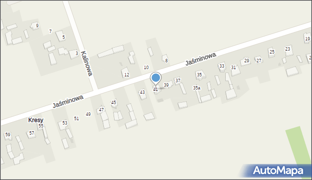 Ruda Wielka, Jaśminowa, 41, mapa Ruda Wielka