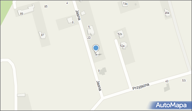 Rudka, Jasna, 7, mapa Rudka