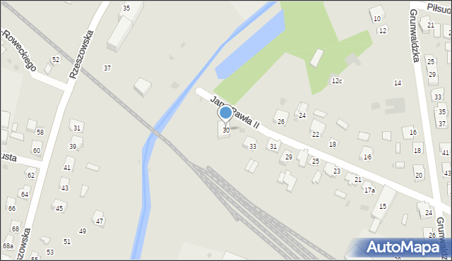 Rudnik nad Sanem, Jana Pawła II, 30, mapa Rudnik nad Sanem