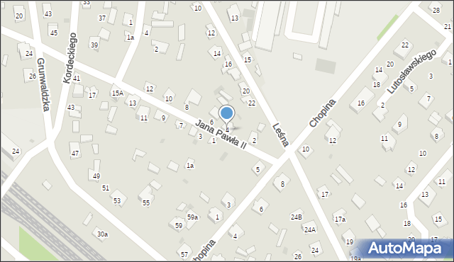 Rudnik nad Sanem, Jana Pawła II, 4, mapa Rudnik nad Sanem