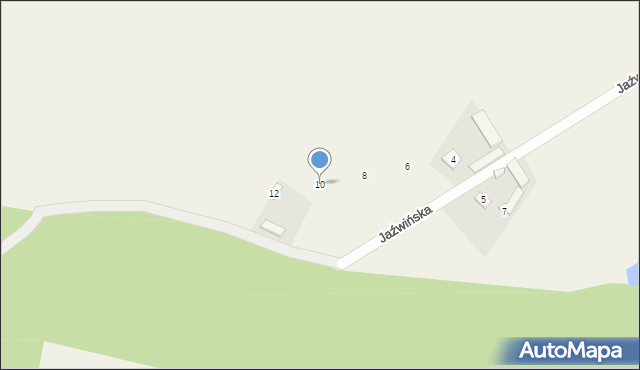 Rudniki, Jaźwińska, 10, mapa Rudniki