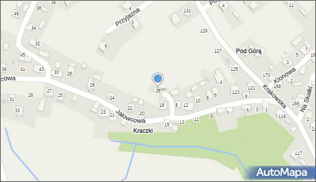 Rusocice, Jałowcowa, 16, mapa Rusocice