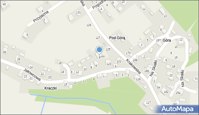 Rusocice, Jałowcowa, 4, mapa Rusocice