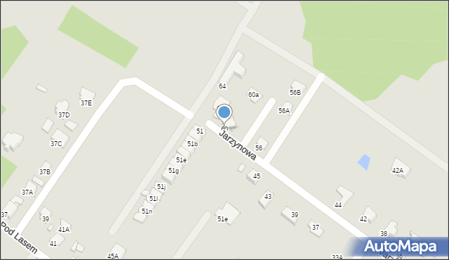 Rybnik, Jarzynowa, 60, mapa Rybnika