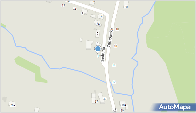 Ryglice, Jastruna, 1, mapa Ryglice