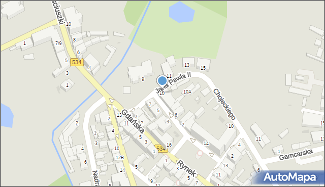 Rypin, Jana Pawła II, 10, mapa Rypin