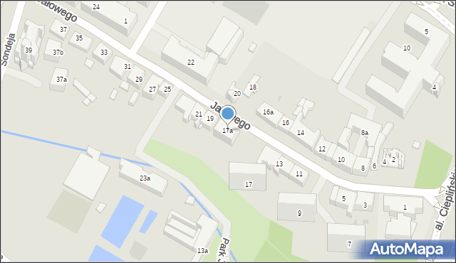 Rzeszów, Jałowego Józefa, ks., 17a, mapa Rzeszów