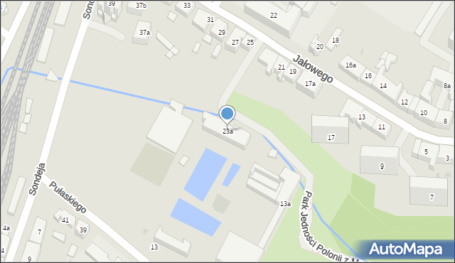 Rzeszów, Jałowego Józefa, ks., 23a, mapa Rzeszów