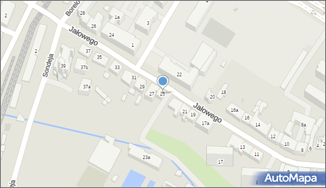 Rzeszów, Jałowego Józefa, ks., 25, mapa Rzeszów