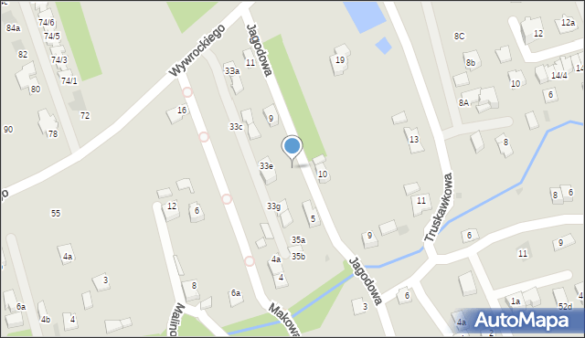 Rzeszów, Jagodowa, 7, mapa Rzeszów