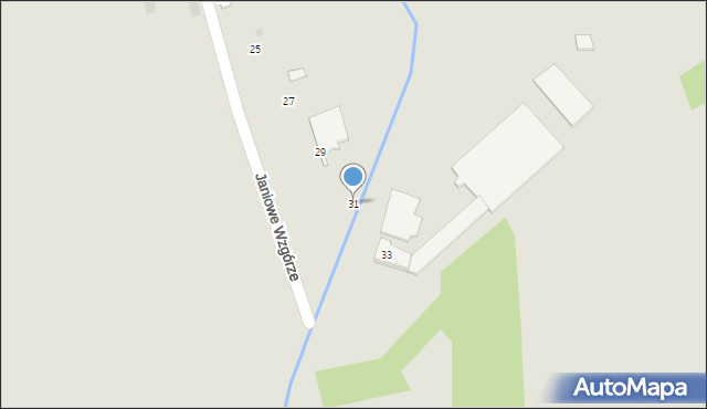 Rzeszów, Janiowe Wzgórze, 31, mapa Rzeszów