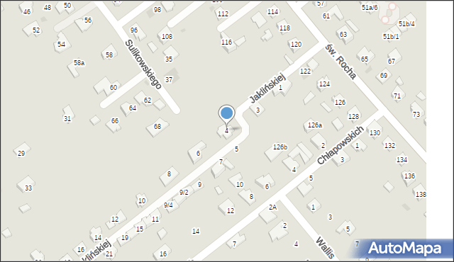 Rzeszów, Jaklińskiej Józefy, 4, mapa Rzeszów