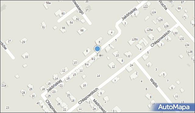 Rzeszów, Jaklińskiej Józefy, 9/1, mapa Rzeszów