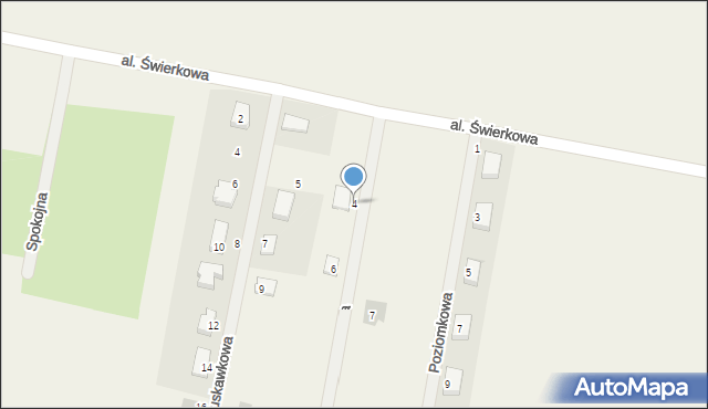 Sadowice, Jagodowa, 4, mapa Sadowice
