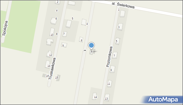 Sadowice, Jagodowa, 7, mapa Sadowice