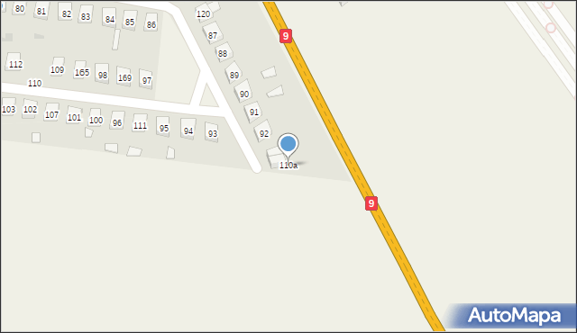 Sadowie, Jacentów, 110a, mapa Sadowie