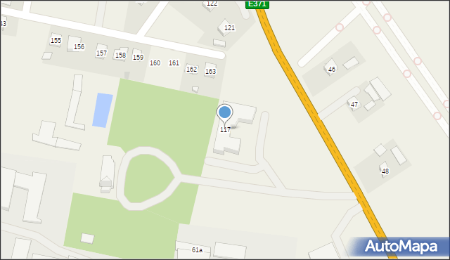 Sadowie, Jacentów, 117, mapa Sadowie