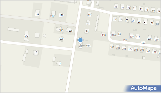 Sadowie, Jacentów, 65, mapa Sadowie