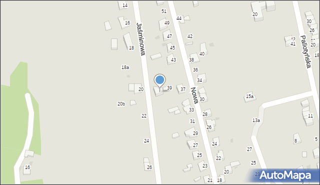Sandomierz, Jaśminowa, 1, mapa Sandomierza