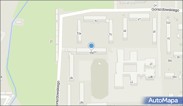 Sanok, Jana Pawła II, 53b, mapa Sanok