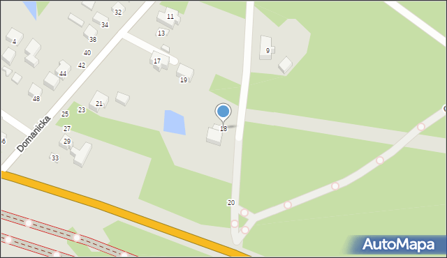 Siedlce, Jagodowa, 18, mapa Siedlce