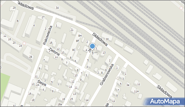 Siedlce, Jasna, 3, mapa Siedlce