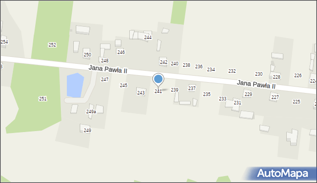 Siedlec Duży, Jana Pawła II, 241, mapa Siedlec Duży