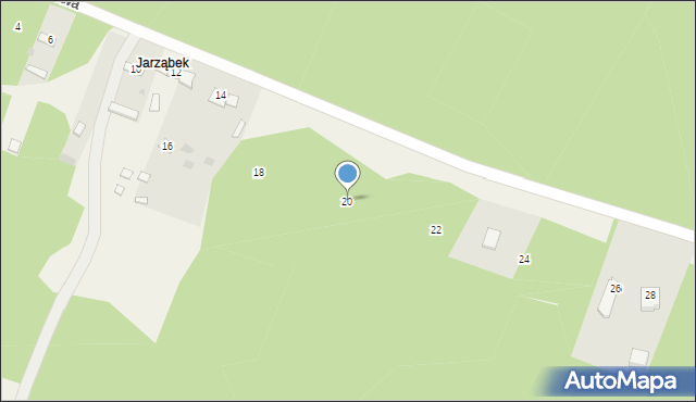 Sielpia Wielka, Jarzębinowa, 20, mapa Sielpia Wielka