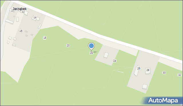 Sielpia Wielka, Jarzębinowa, 22, mapa Sielpia Wielka