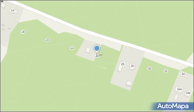 Sielpia Wielka, Jarzębinowa, 24, mapa Sielpia Wielka