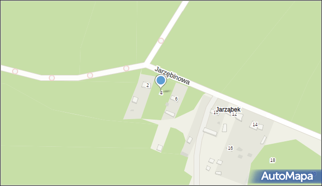 Sielpia Wielka, Jarzębinowa, 4, mapa Sielpia Wielka