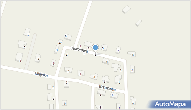 Siemianice, Jaworowa, 4, mapa Siemianice