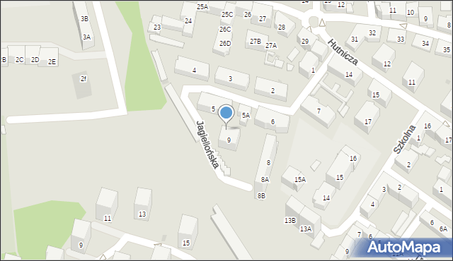 Siemianowice Śląskie, Jagiellońska, 514, mapa Siemianowice Śląskie